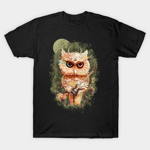 OWL @ AUTUMN METAL FESTIVAL T-Shirt by ADAMLAWLESS